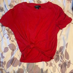Red tied crop